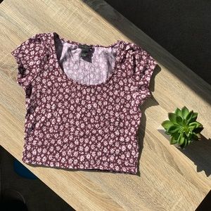 Floral Crop Top